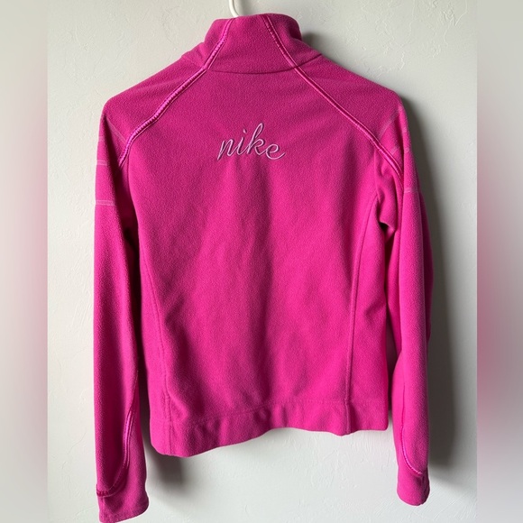 YK2 Nike Women's Vibrant Pink Utility Fleece Jacket - Picture 7 of 7